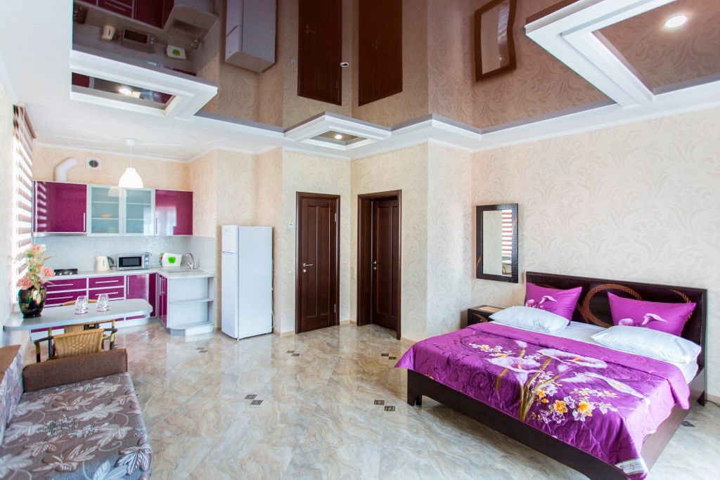 На Крымской — Семейный номер улучшенный с видом на город