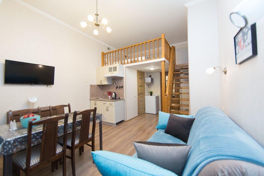 Duplex apartments on Pushkinskaya 12 — Апартаменты комфорт