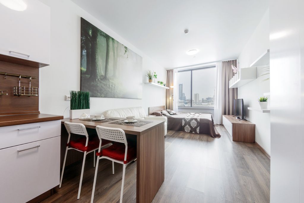 Soft Inn — Апартаменты люкс с видом на город