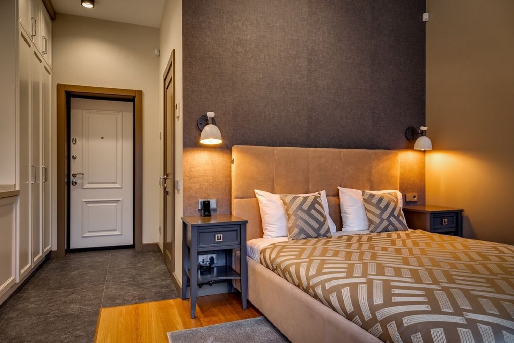 Пушкинский дом — Апартаменты студия с видом на горы