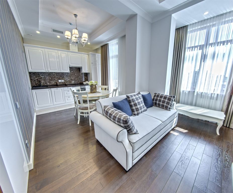 Пушкинский дом — Апартаменты №6 улучшенные с 1 спальней