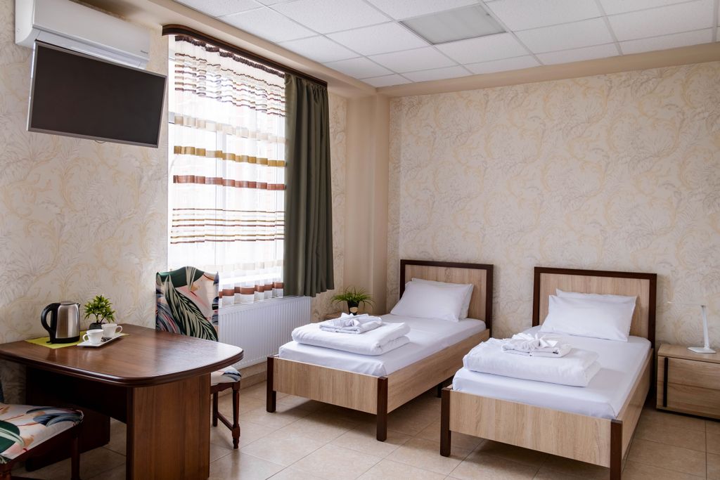 Слон — Двухместный номер с 2 отдельными кроватями комфортный и просторный