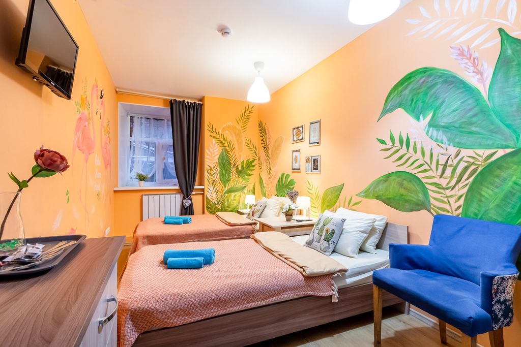 Boho Home — Двухместный номер с 2 отдельными кроватями или одной двуспальной кроватью