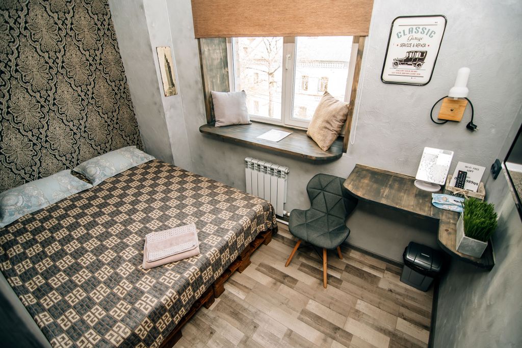 Loft — Двухместный номер с 1 кроватью эконом Loft 1