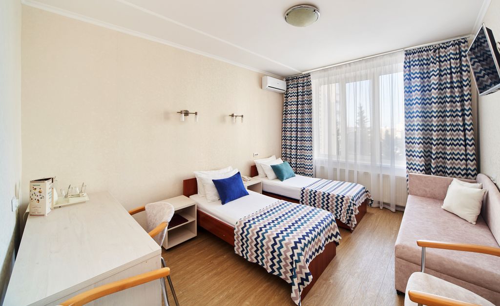 Дельта — Двухместный номер с 2 отдельными кроватями комфорт