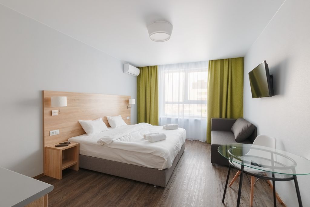 Net на Железнодорожной — Апартаменты стандарт трехместный (дабл)