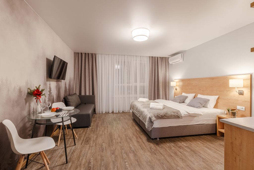 Net на Железнодорожной — Апартаменты полулюкс трехместный