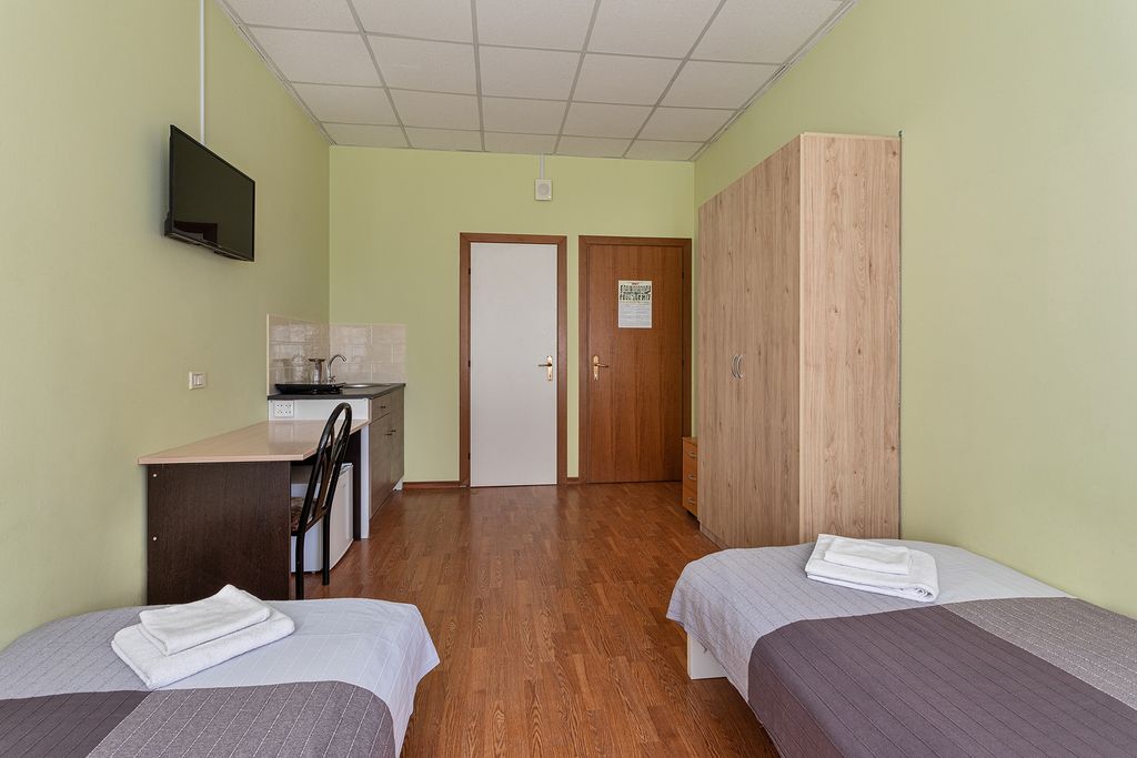 Петрополис — Двухместный номер с 2 отдельными кроватями стандарт с кухней