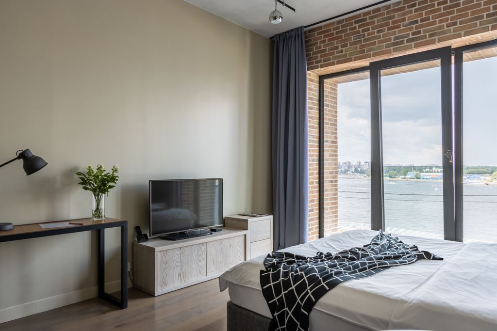 Docklands — Двухместный номер с 1 кроватью с видом на реку