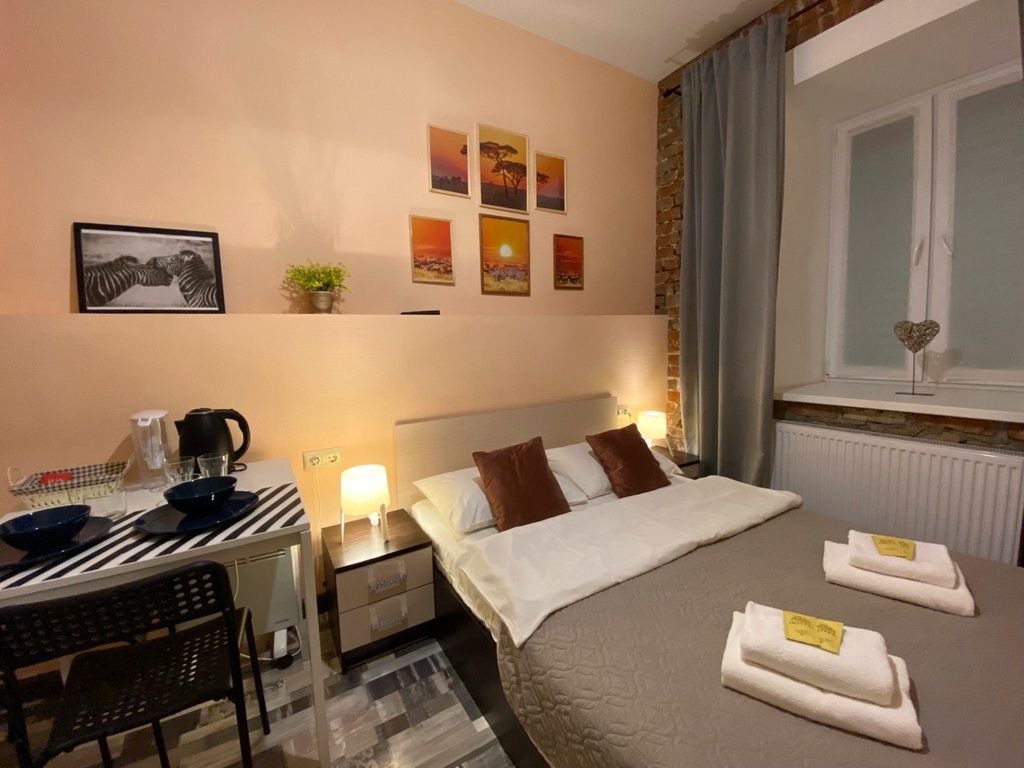 Boho Loft Hotel Nevsky — Двухместный номер с 1 кроватью с собственной ванной комнатой в уютном миниотеле