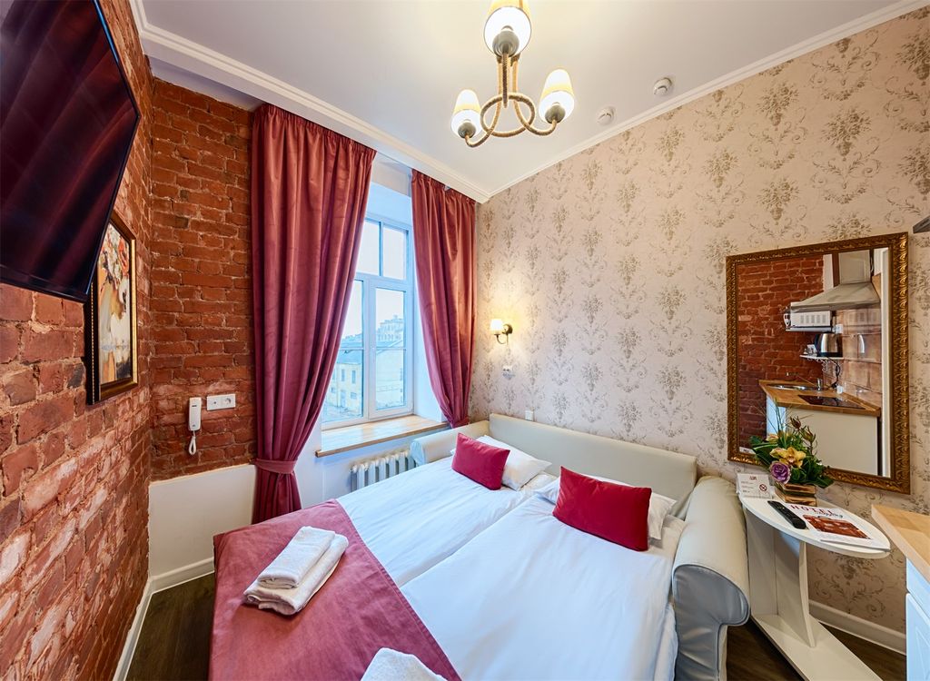 Петровский Арт Лофт — Двухместный номер с 1 кроватью смарт