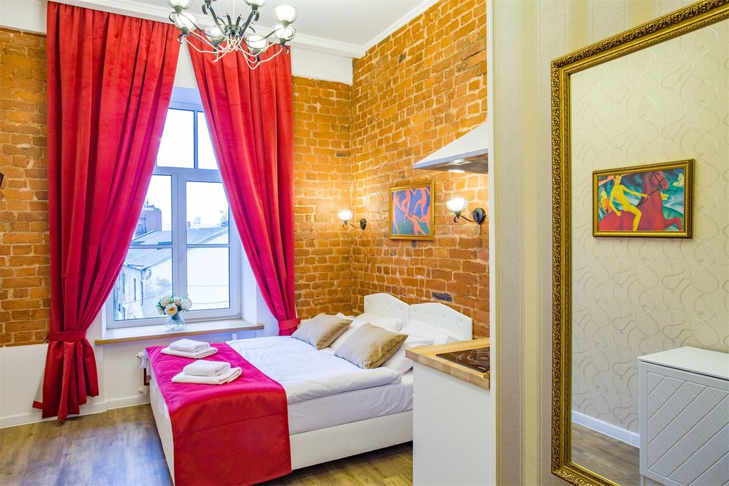 Петровский Арт Лофт — Двухместный номер с 1 кроватью или 2 раздельными Стандарт