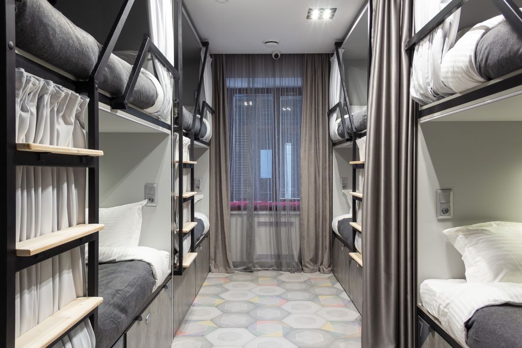 VDali Poshtel — Многоместный смешанный номер общий восьмиместный