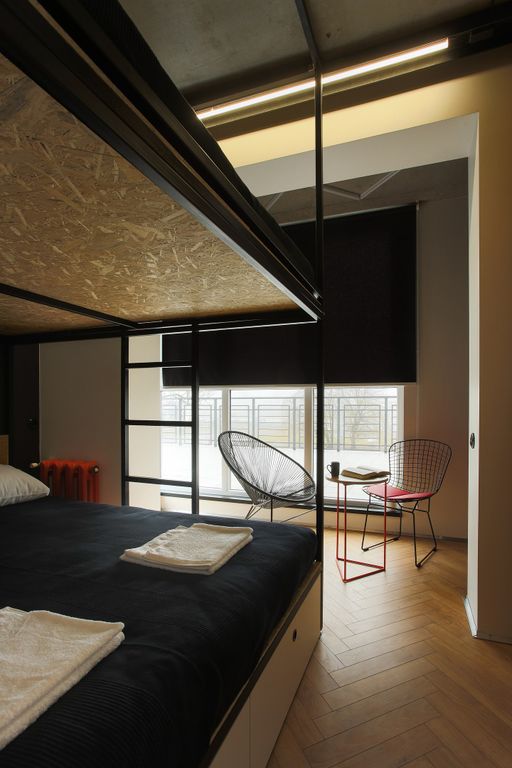 Suffix — Семейный номер с панорамными окнами и видом на набережную реки