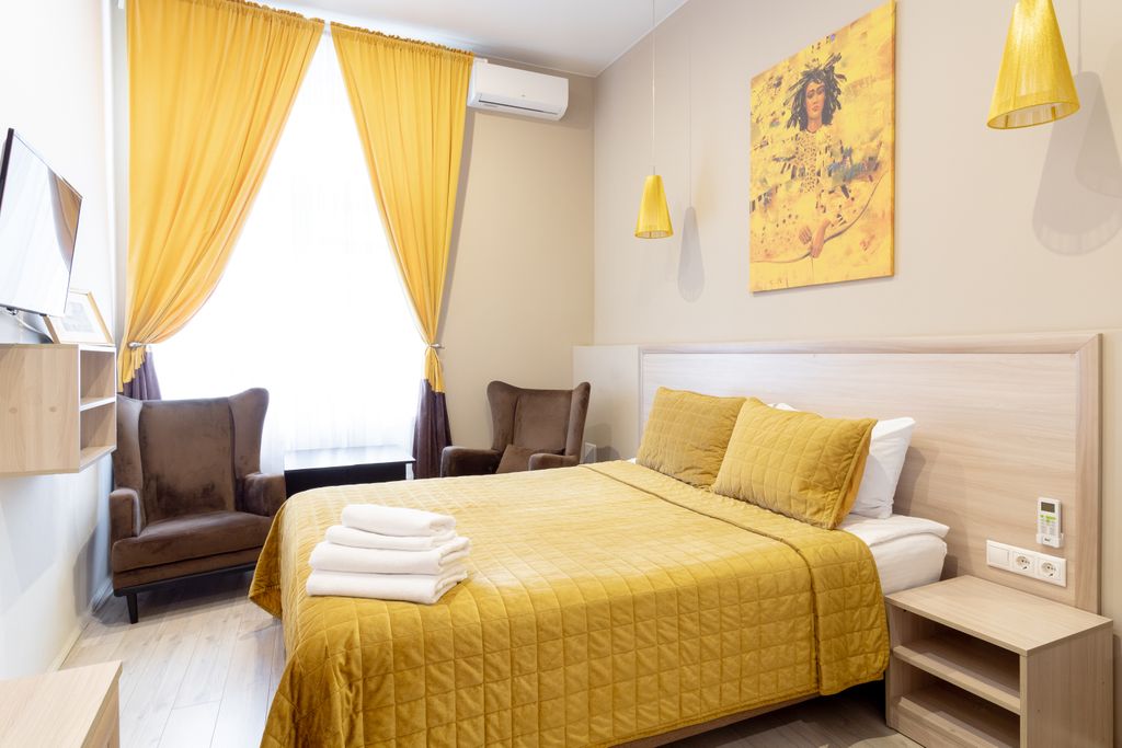 Семь слонов — Двухместный номер с 1 кроватью Полулюкс 5 На золотом