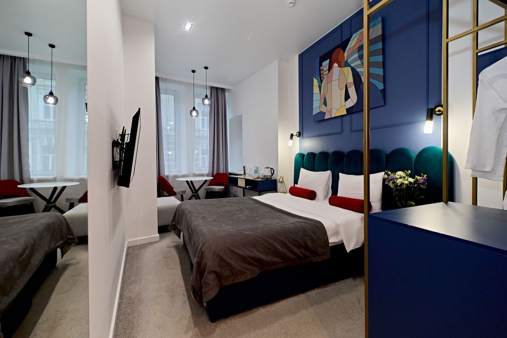 Mix Hotels Rubinstein — Двухместный номер с 1 кроватью делюкс