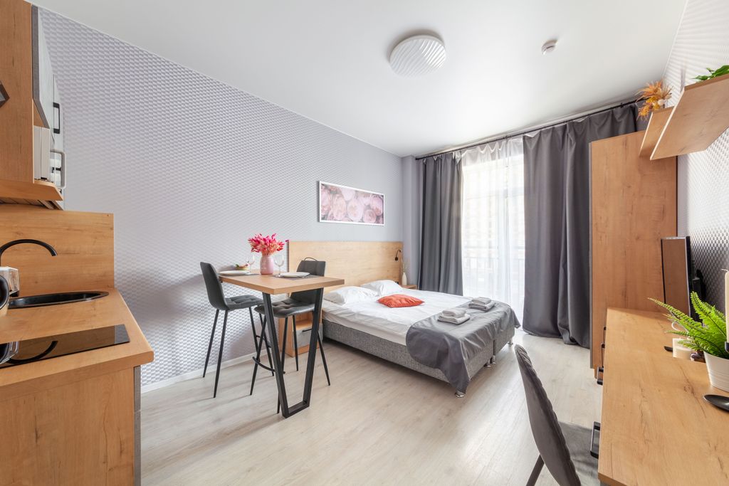 Пулково-апарт — Апартаменты стандартная студия с кроватью King size