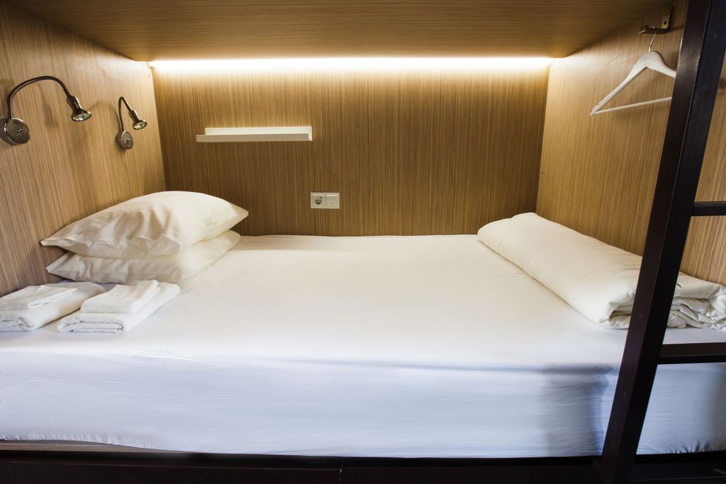 Buran Capsule Hotel — Двухместный номер с 1 кроватью капсула