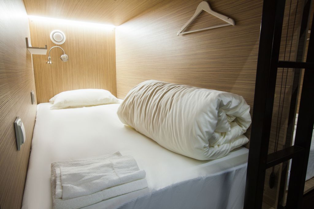 Buran Capsule Hotel — Одноместный номер капсула 2 ярус