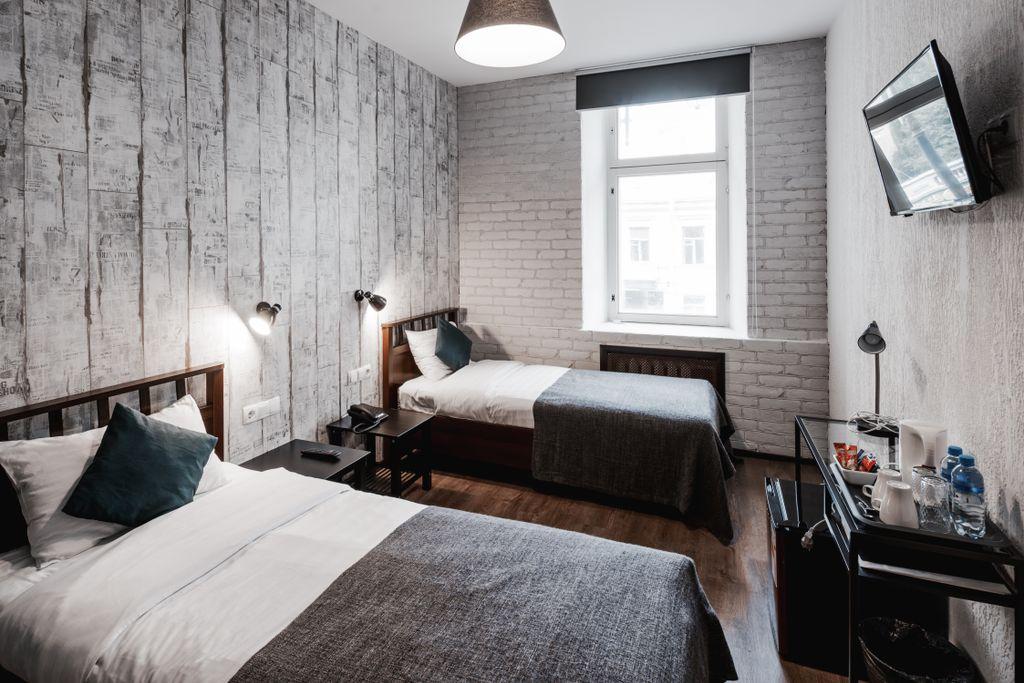 LiKi Loft Hotel — Двухместный номер с 2 отдельными кроватями стандарт
