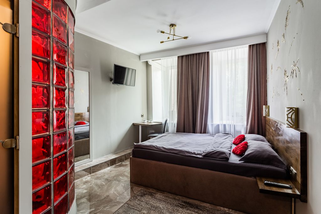 Кристалл на Таганке — Двухместный номер с 1 кроватью комфорт рубин