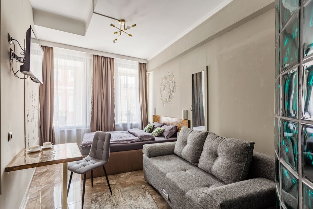 Кристалл на Таганке — Двухместный номер с 1 кроватью комфорт изумруд семейный