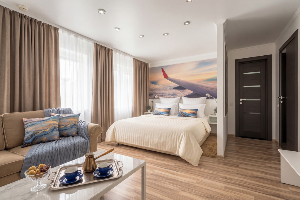 ЛУНА ОТЕЛЬ КРАСНОДАР — Семейный номер полулюкс