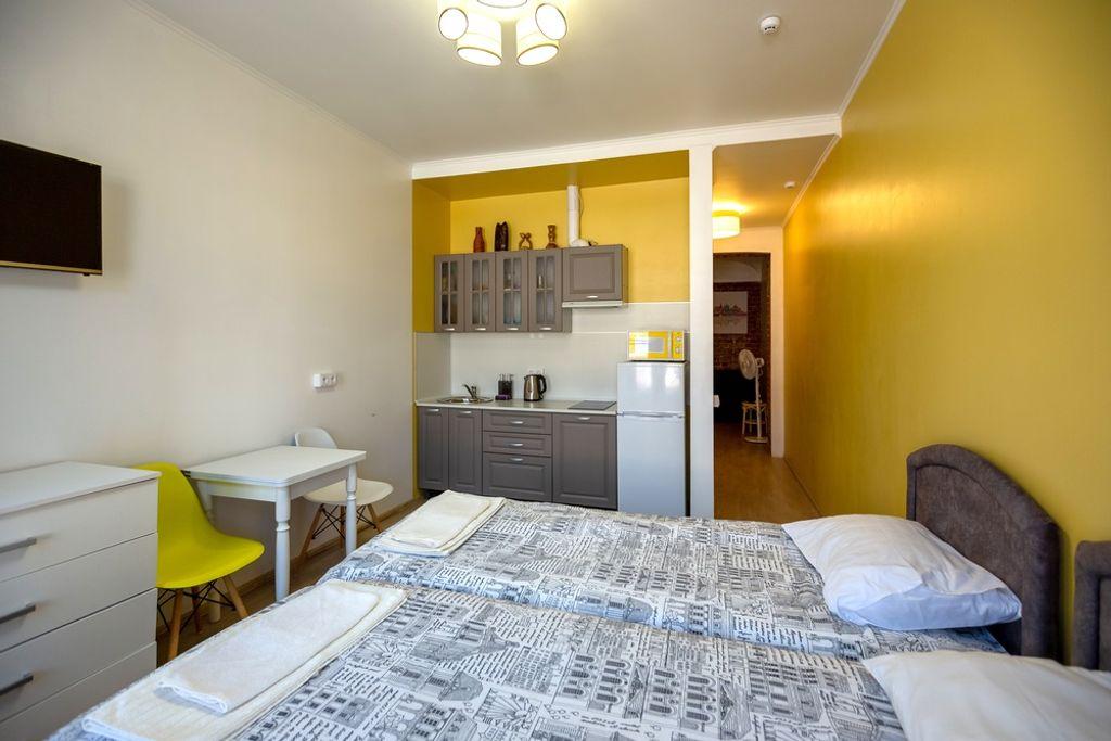Окошки — Апартаменты лофт четырехместный