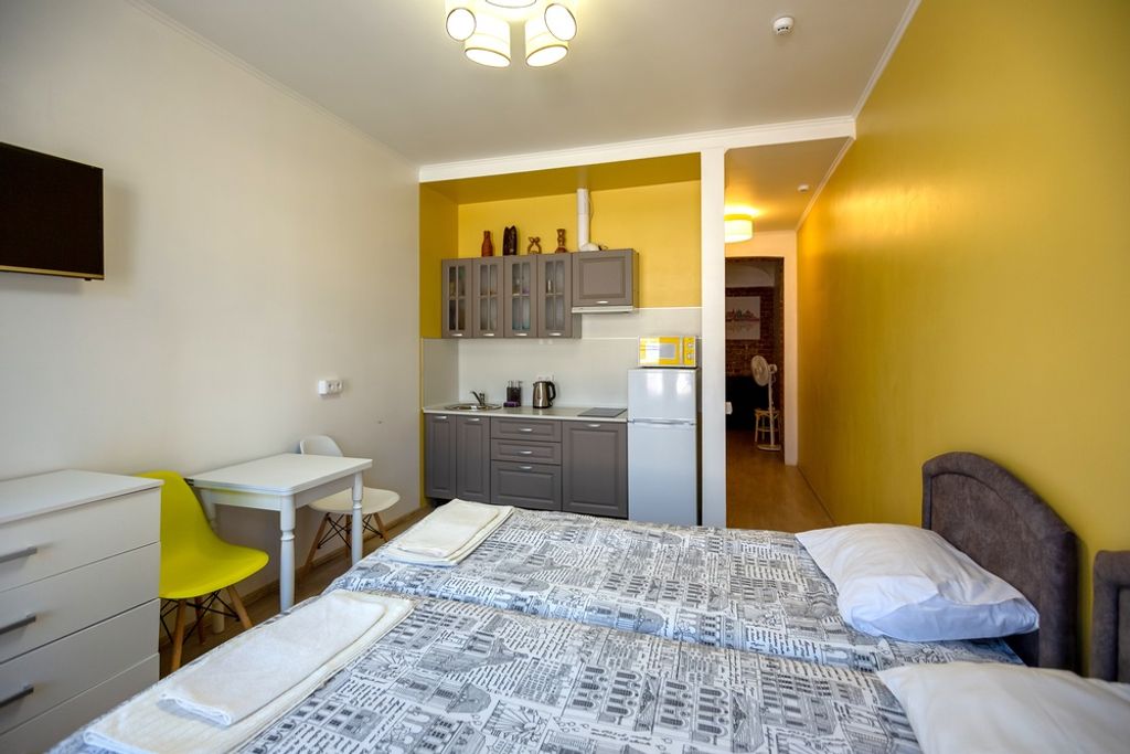 Окошки — Апартаменты лофт четырехместный