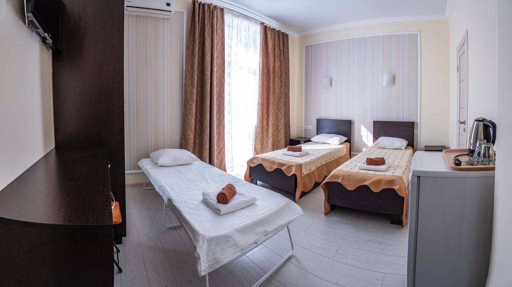 Вилла Мира — Двухместный номер с 1 кроватью с дополнительным местом  без вида на море