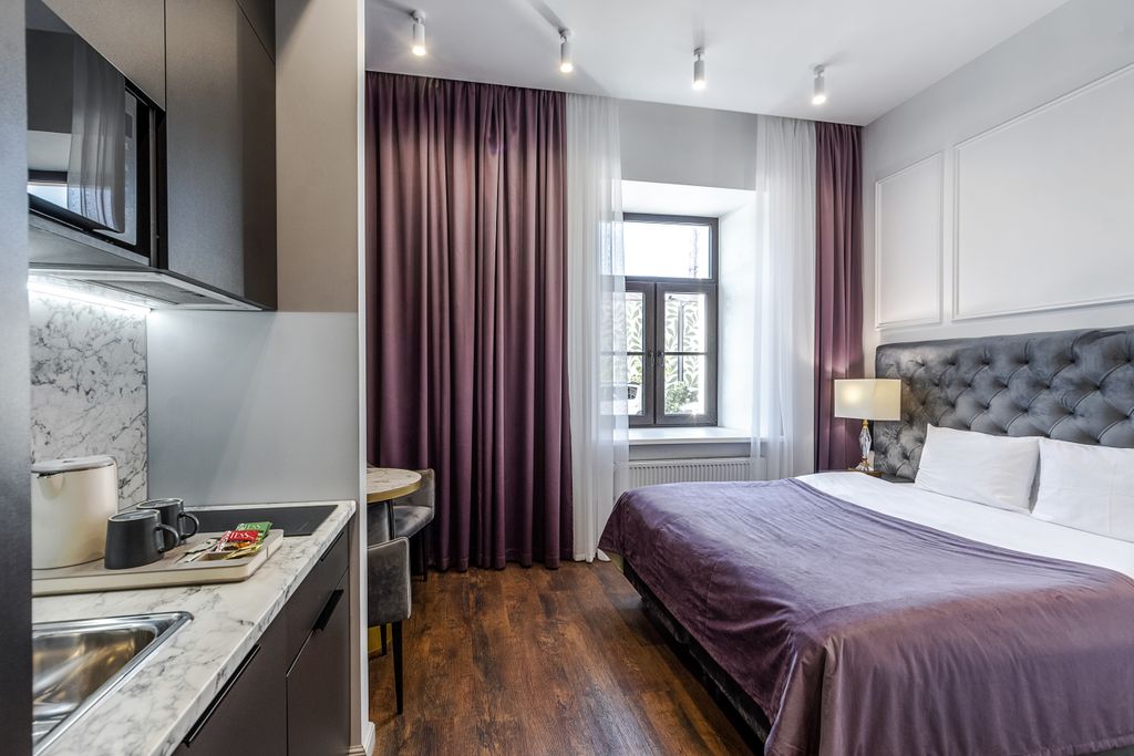 Acqualina — Двухместный номер с 1 кроватью категории стандарт в дизайнерском отеле