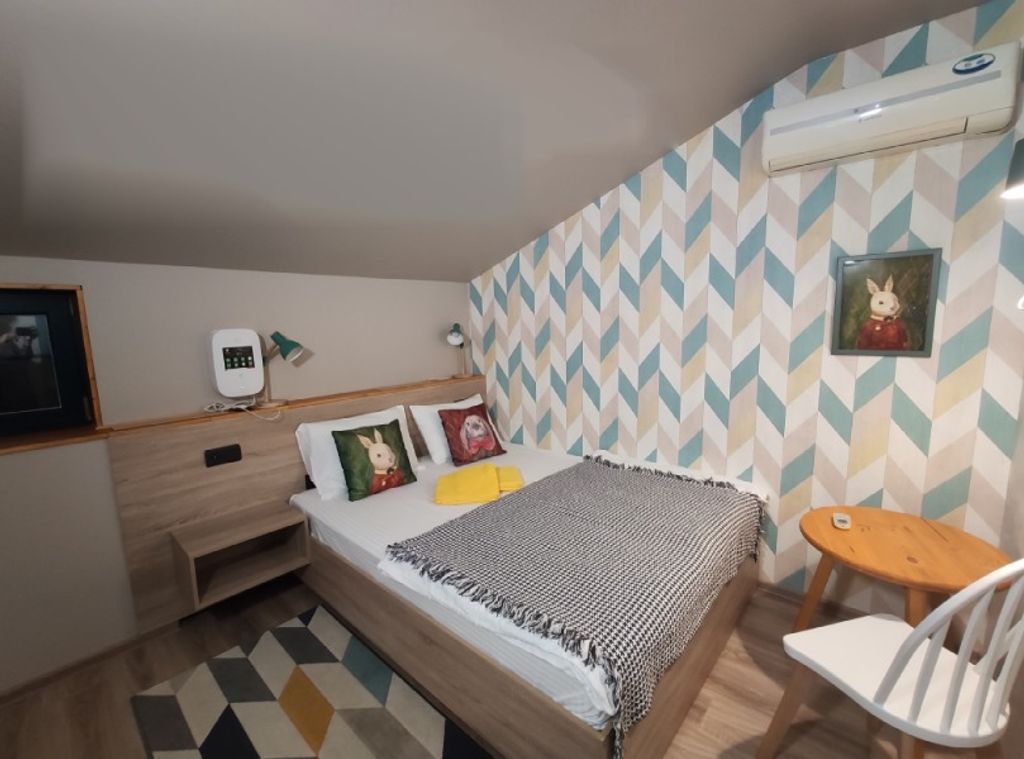 Чук&Гек с парковкой — Двухместный номер с 1 кроватью Кроличья нора