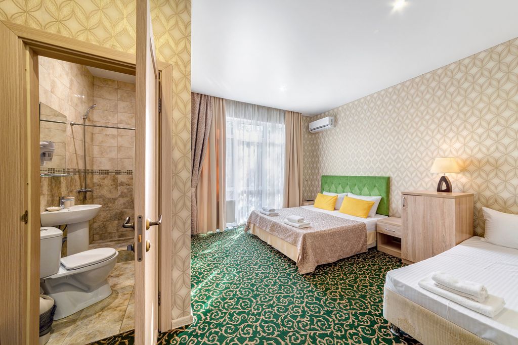 Премьер — Трёхместный номер стандарт с террасой