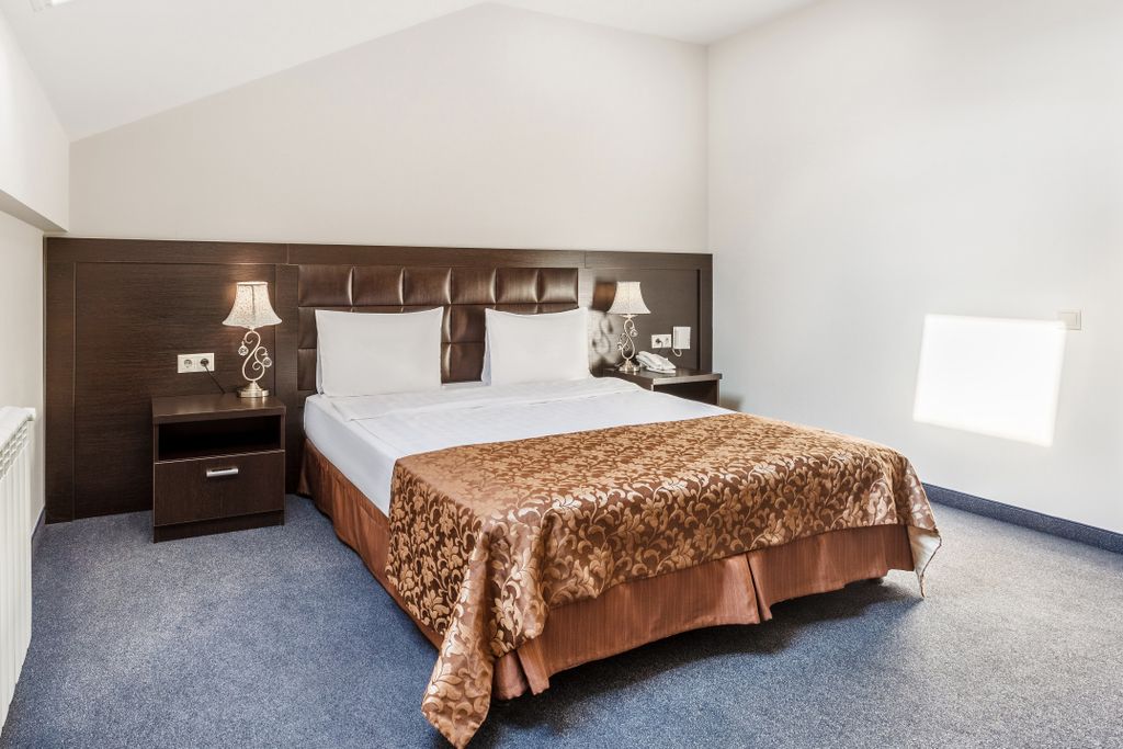 Карат — Двухместный номер с 1 кроватью стандарт мансардный