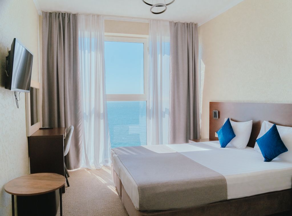 Илиада — Двухместный номер с 1 кроватью панорамный полулюкс с видом на море