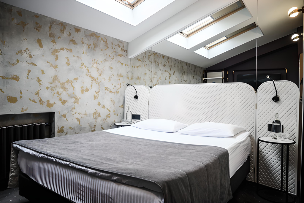 Статский Советник на Кустарном — Двухместный номер с 1 кроватью стандарт - Мансарда