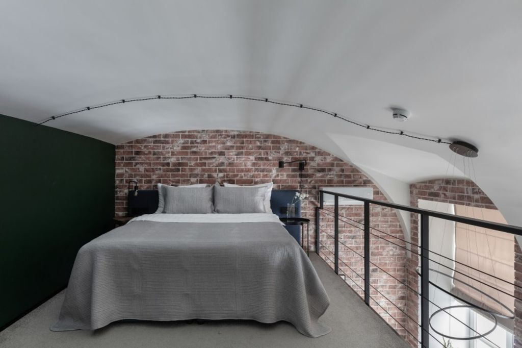 1715 Duplex Hotel — Двухместный номер с 1 кроватью Дюплекс с мини-кухней и видом на улицу 36 кв.