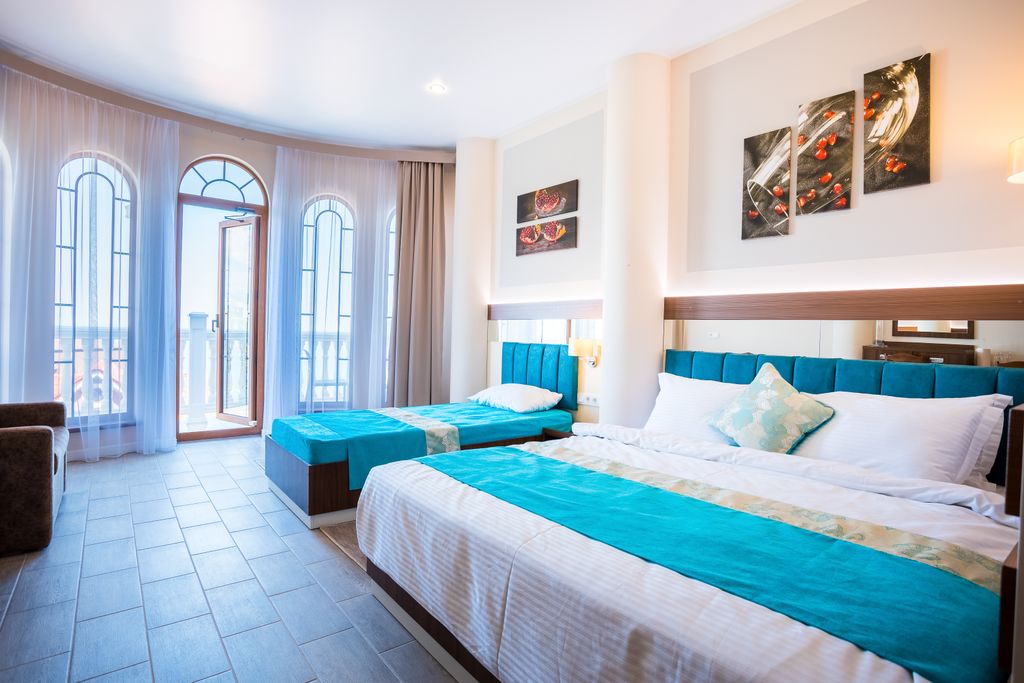 Гранатовое Поместье — Двухместный номер с 1 кроватью полулюкс с видом на море