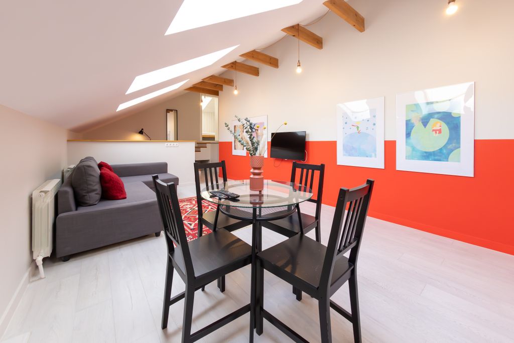 Чо Отель — Семейный номер апартаменты red с террасой