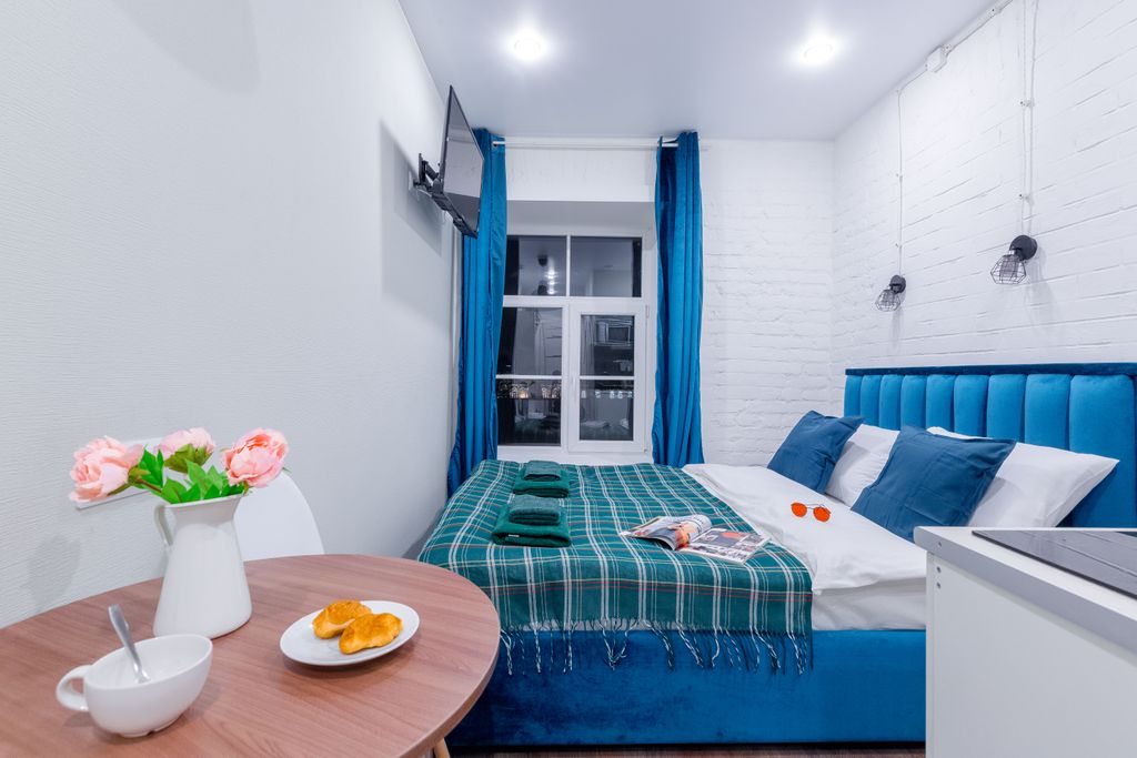 Port Comfort by the Gostiny Dvor 3* — Двухместный номер с 1 кроватью стандарт с 1 двуспальной кроватью