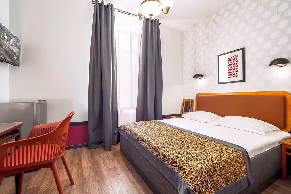 Друзья Обухов — Двухместный номер с 1 кроватью стандартный с большой кроватью