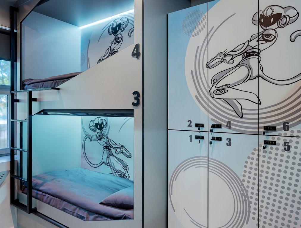 Astrohostel Пехота — Многоместный смешанный номер 10-местный