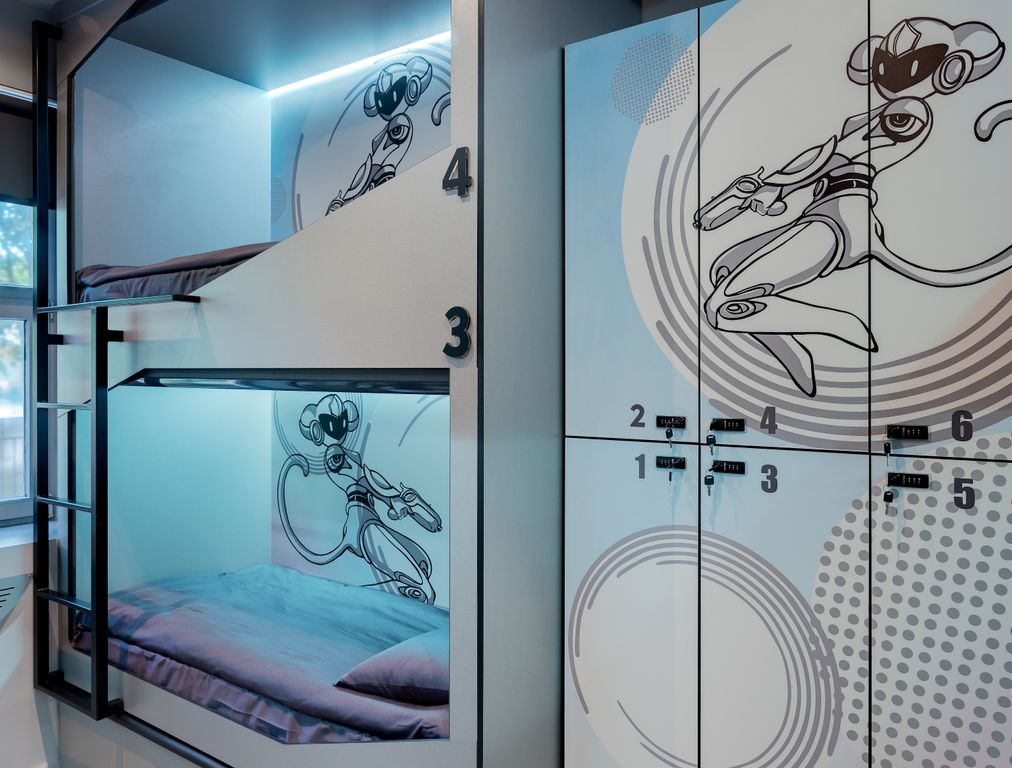 Astrohostel Пехота — Многоместный смешанный номер 10-местный