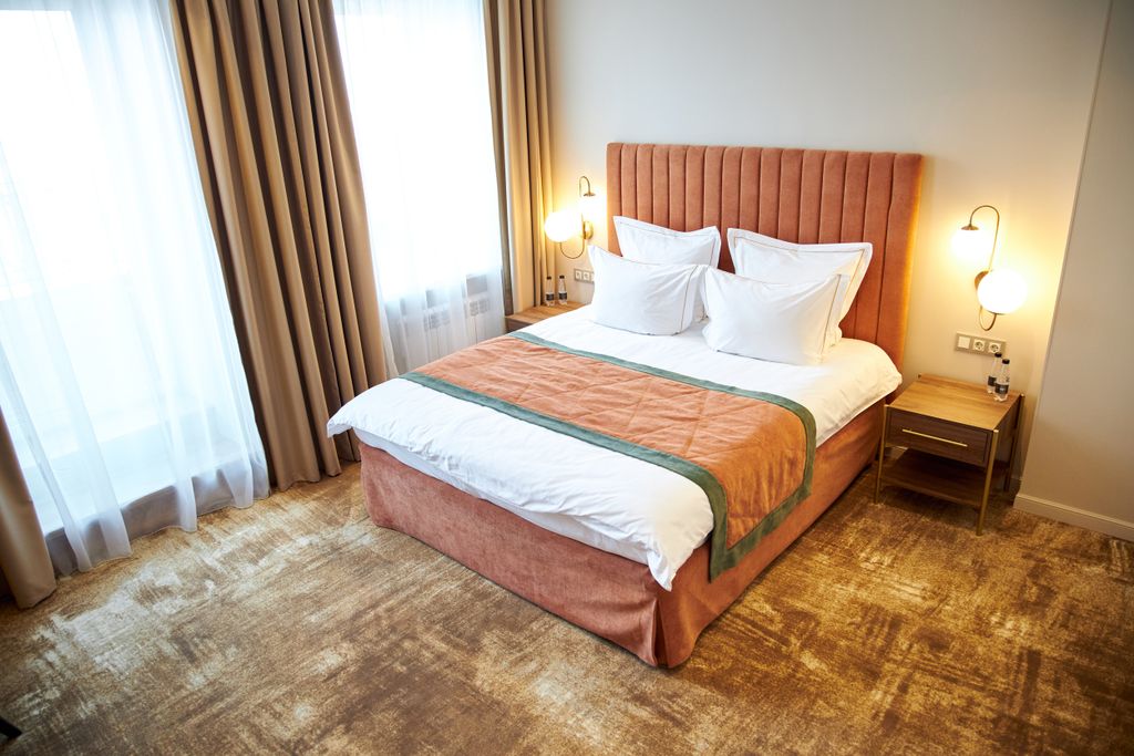 River Palace — Двухместный номер с 1 кроватью king-size студио с террасой, вид на Неву