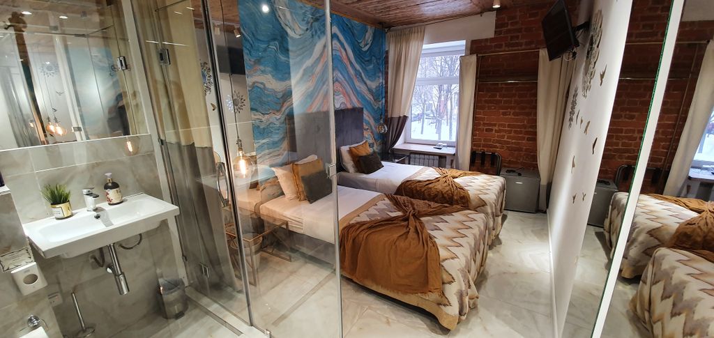 Ситикомфорт на Тверской — Двухместный номер с 2 отдельными кроватями Стандартный