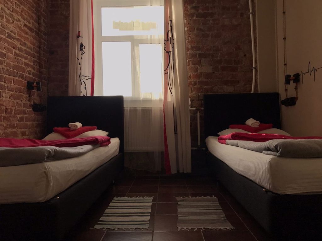 на Выборгской — Двухместный номер с 2 отдельными кроватями стандарт