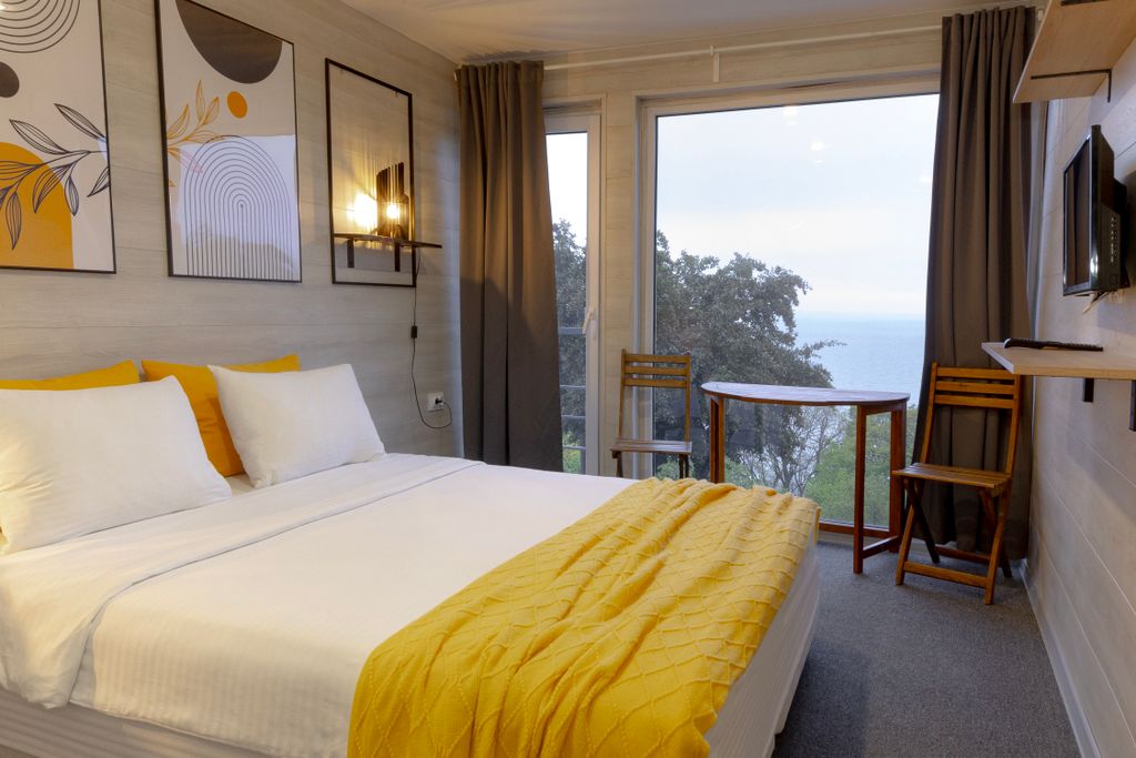 Grey House — Двухместный номер с 1 кроватью стандарт с видом на горы