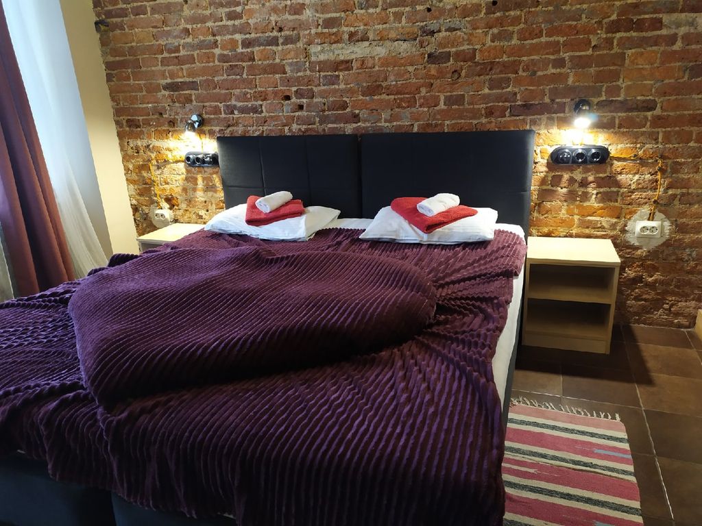 на Выборгской — Двухместный номер с 1 кроватью с ванной комнатой