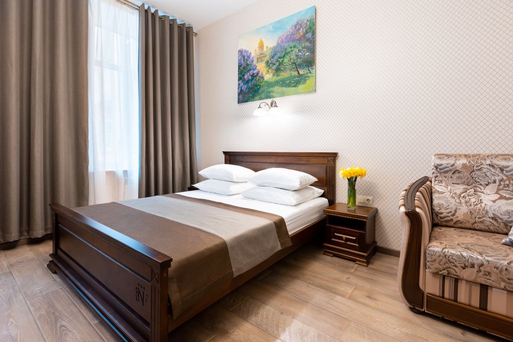 Северный цветок — Двухместный номер с 1 кроватью улучшенный