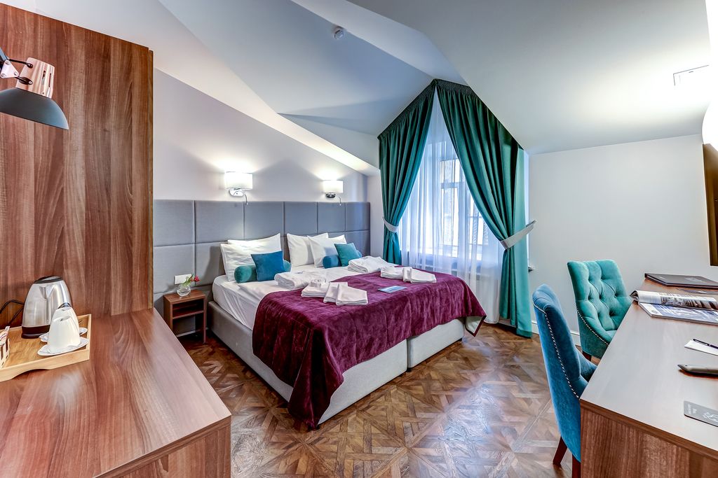 Velvet — Двухместный номер с 1 кроватью комфорт с одной большой кроватью